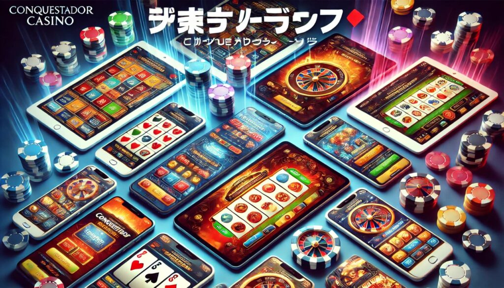 Conquestador casinoオンラインカジノでのモバイルゲーム