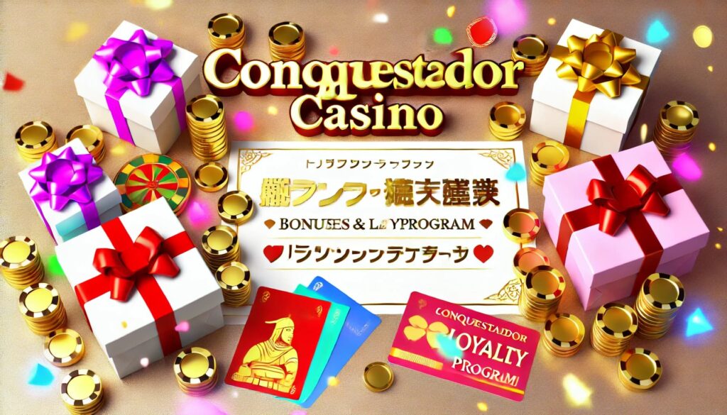 Conquestador casinoカジノのボーナスとロイヤルティプログラム